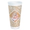 Dart Cafe G Foam Hot/Cold Cups, 20 oz, Brown/Red/White, PK20 20X16G - alternate 1